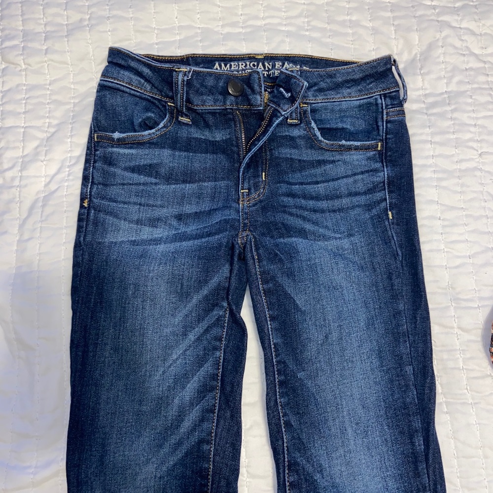 American eagle dark jeggings